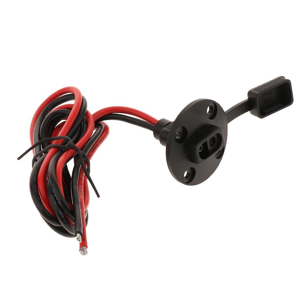 Weatherproof SAE Socket Sidewall Port Waterproof Quick Connect Panel Mount