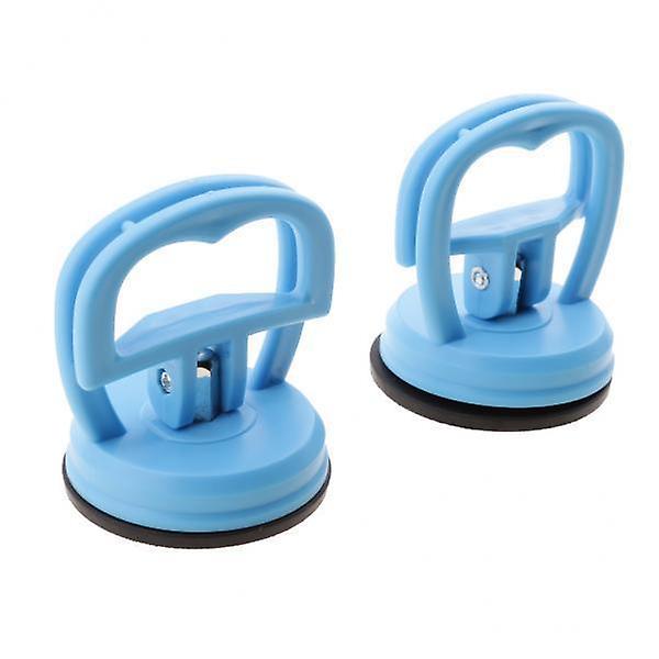 2xPair Strong Suction Cup LCD Screen Removal Open for iPhone iPad Light Blue