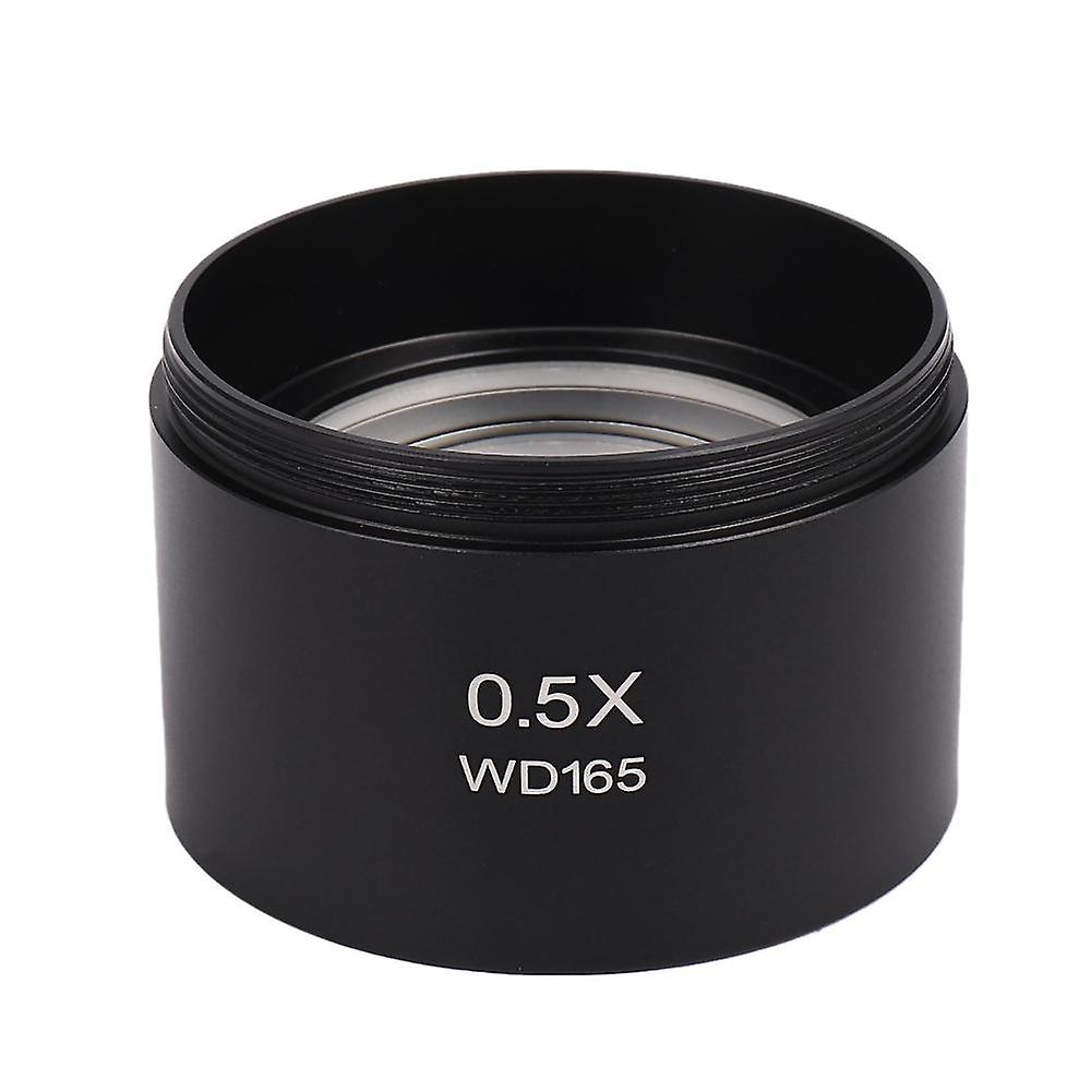 Wd165 0.5x Stereo Microscope Auxiliary Objective Lens Barlow Lens With 1-7/8 Inch(m48mm)mounting Th