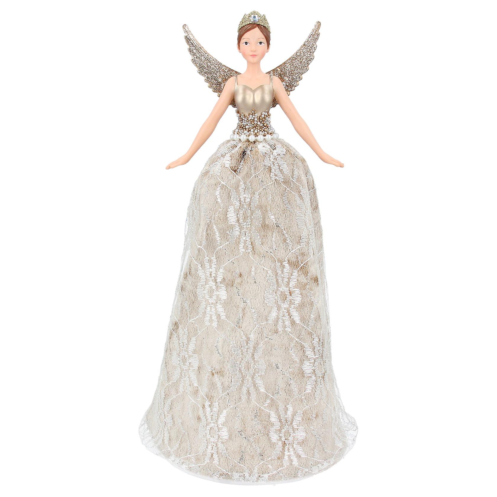 Gisela Graham Gold Fairy Christmas Topper