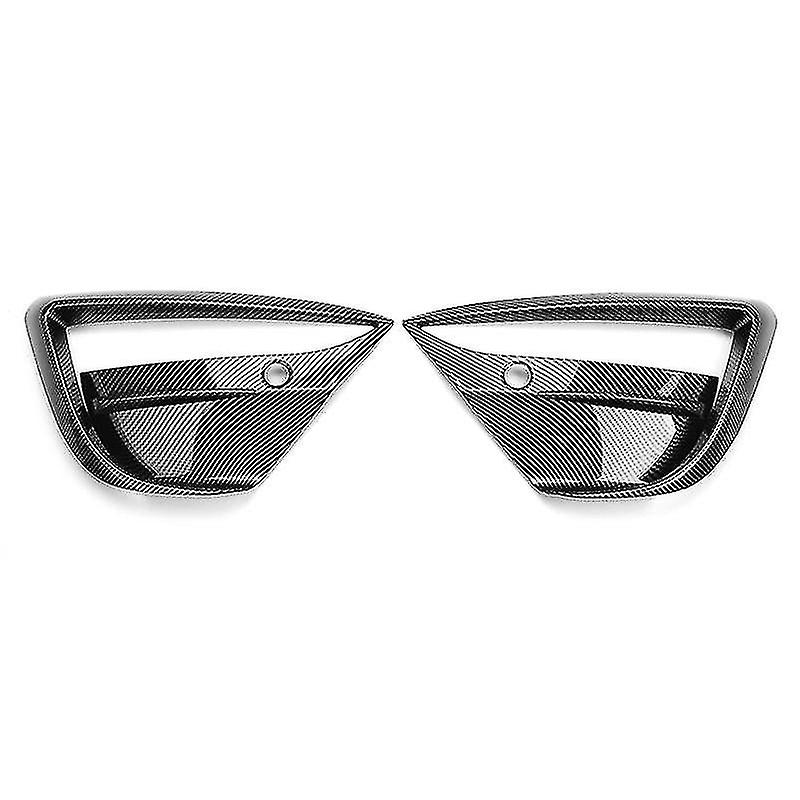 1Set Car Fog Light Eyebrow Eyelid Cover For Tesla Model 3