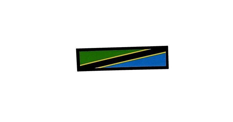 Patch Ecusson Brode Prints Travel Souvenir Backpack Tanzanian Flag