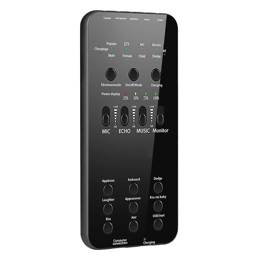 E6 Sound Card Wireless Accompaniment For Cell Phone Pc Broadcast Sound Card External Usb Live Sound Card