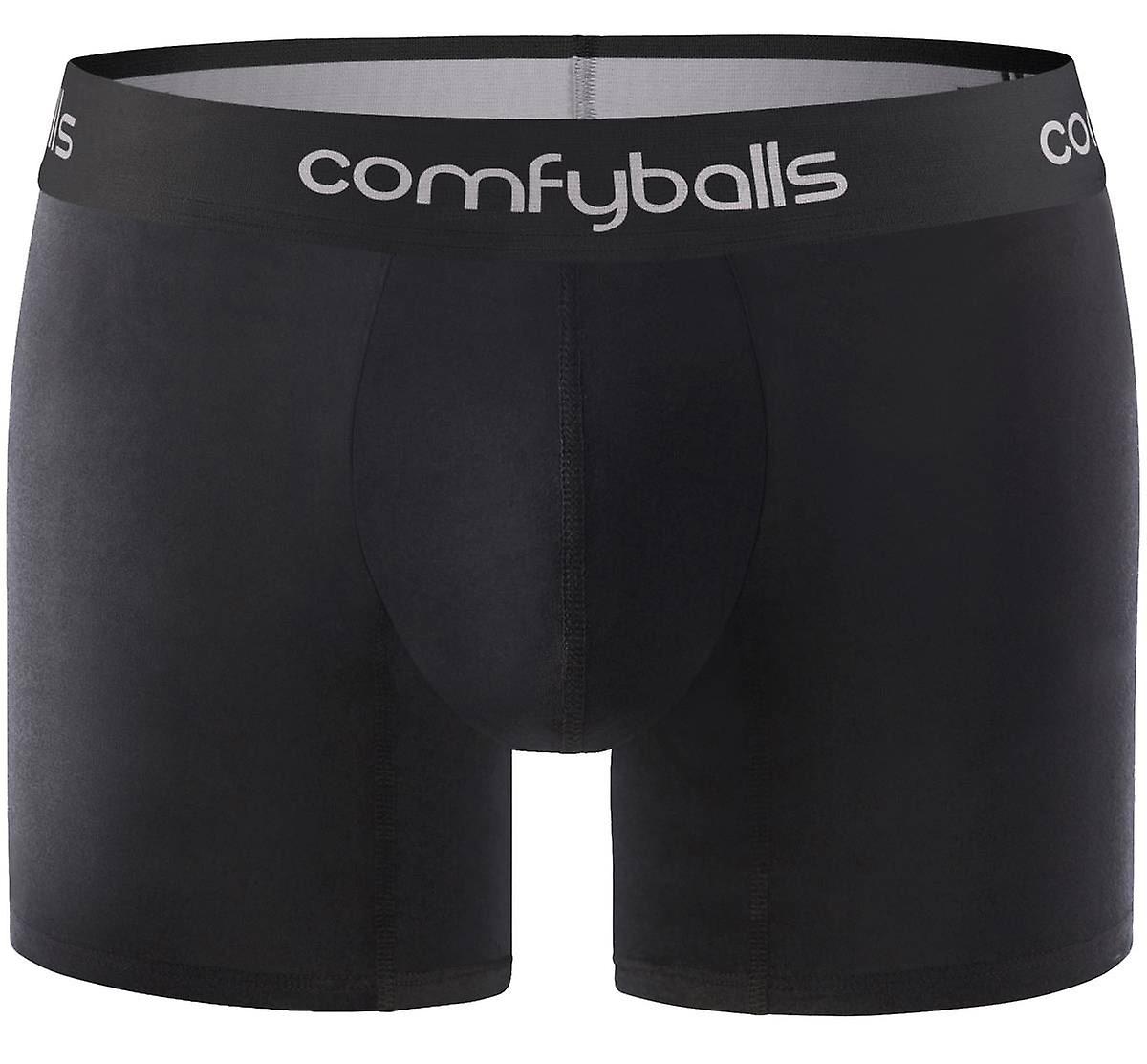 Comfyballs Wood Long Boxers - Pitch Black