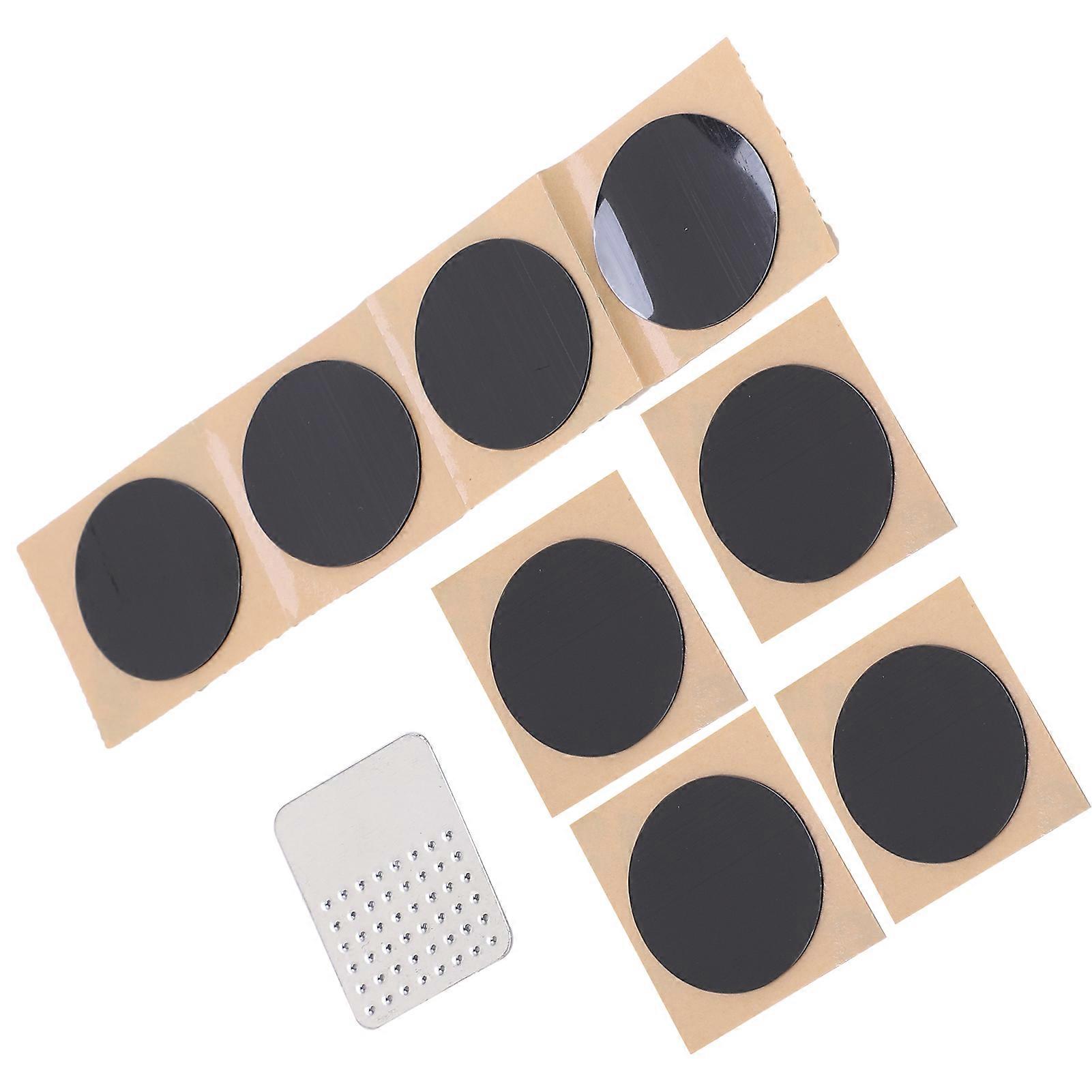 Bike Tube Patches Rasps Set,Bike Tire Repair Patch Glueless Bike Tube Patch Bicycle Tire Repair Patch Enhanced Durability