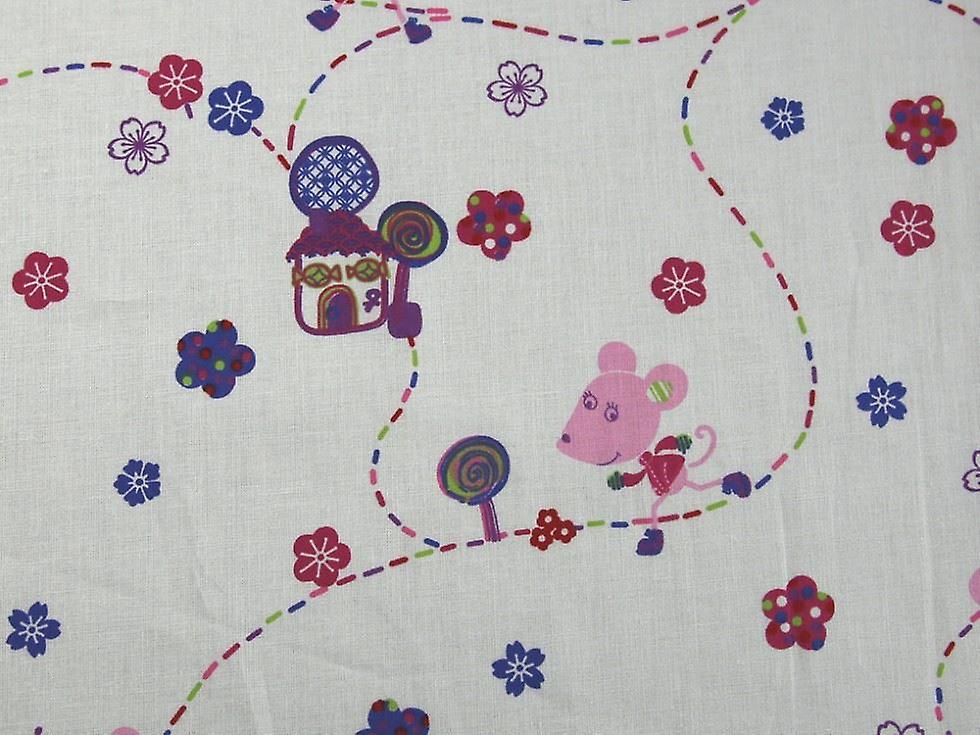 Minerva 100% Cotton Fabric White - per metre