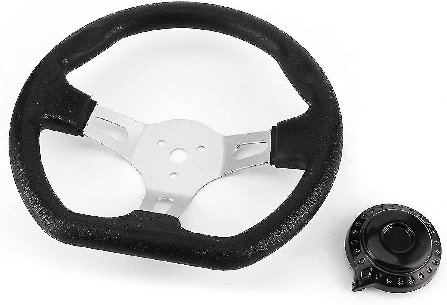 Volant de kart de kart Huncv 270mm pour l’accessoire de chariot de course Buggy Go-kart