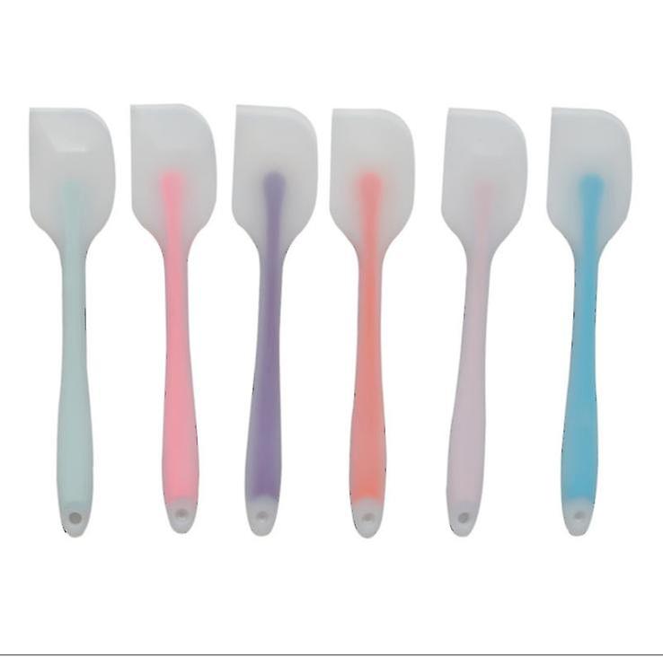 2Pcs Yellow Translucent High Temperature, Nonstick Silicone Mixing Baking Tool Cream Spatula Az19754