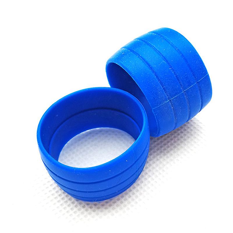 1 Pair Bike Silicone Elastic Strap Fixing Ring Anti-Skip Plugs Waterproof Wear Resistant Strap