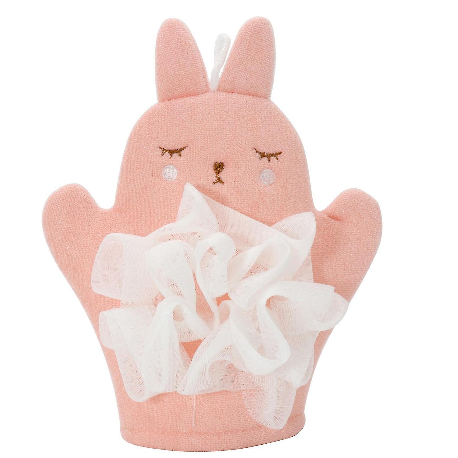 2-in-1 Skin-friendly Bath Sponge Bath Towel Bath Flower Two-in-one Double-sided Dual-use Bath Towel,