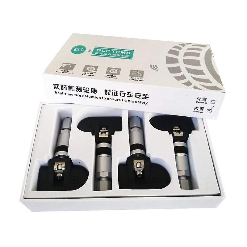 Tpms Android Bluetooth Internal Sensor Wireless Tire Pressure Monitoring System Peugeot Toyota Extemal Builtin Sensor For Ios