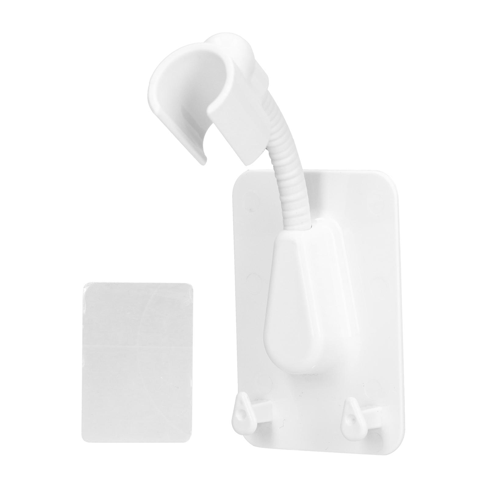 Shower Head Holder Punch Universal Adjustable Bracket Clip for Home Bathroom, Durable Plastic, Easy Installation