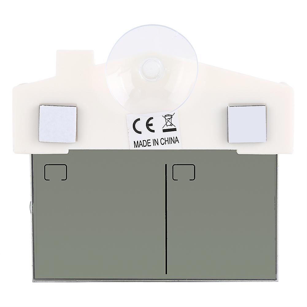 Thermometer LCD Digital Hydrometer Indoor Outdoor Weather Station Suction Window