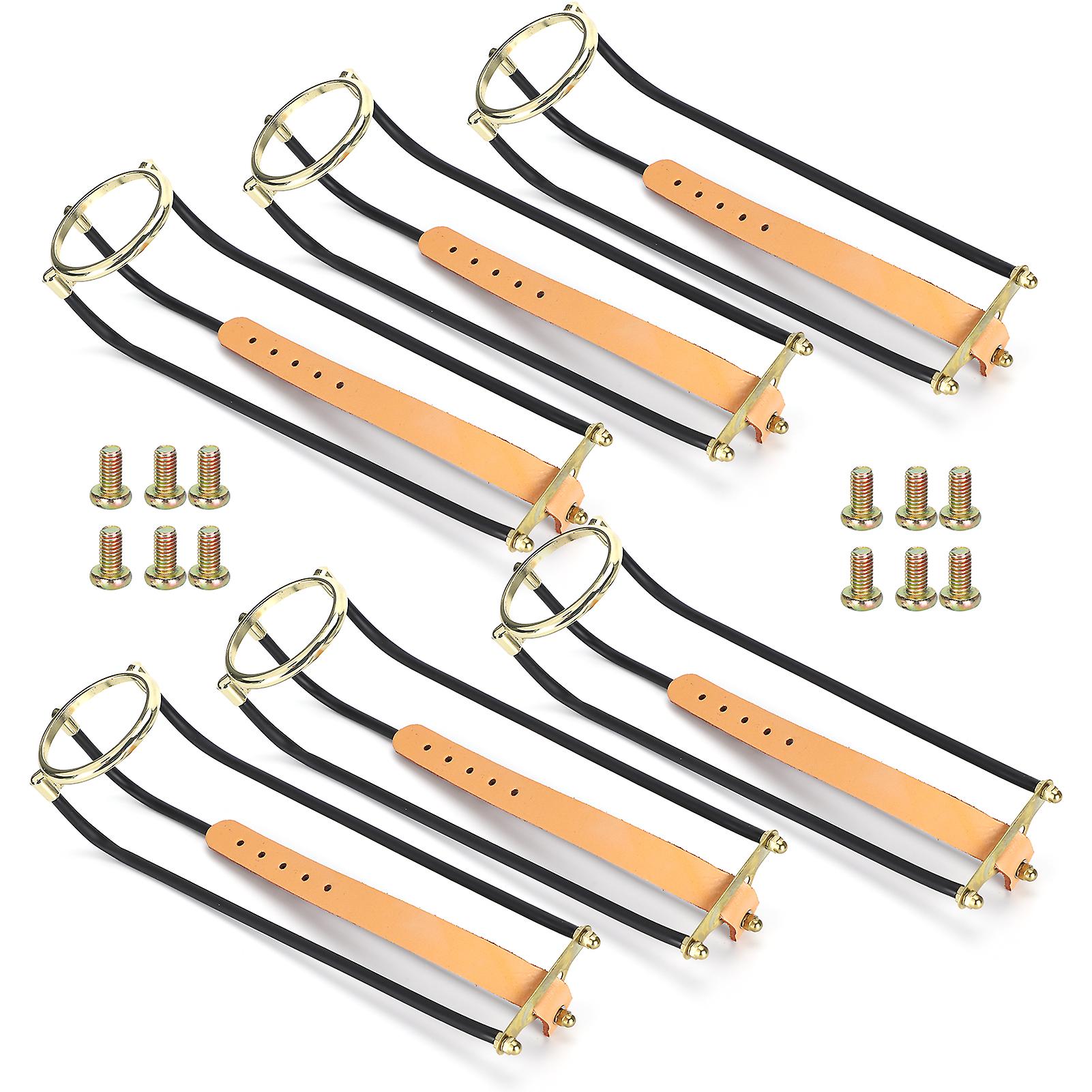 Billiards Table Pocket Rail 6Pcs Billiard Table Ball Falling Rail Pocket Snooker Pool American Style Bronze Brass