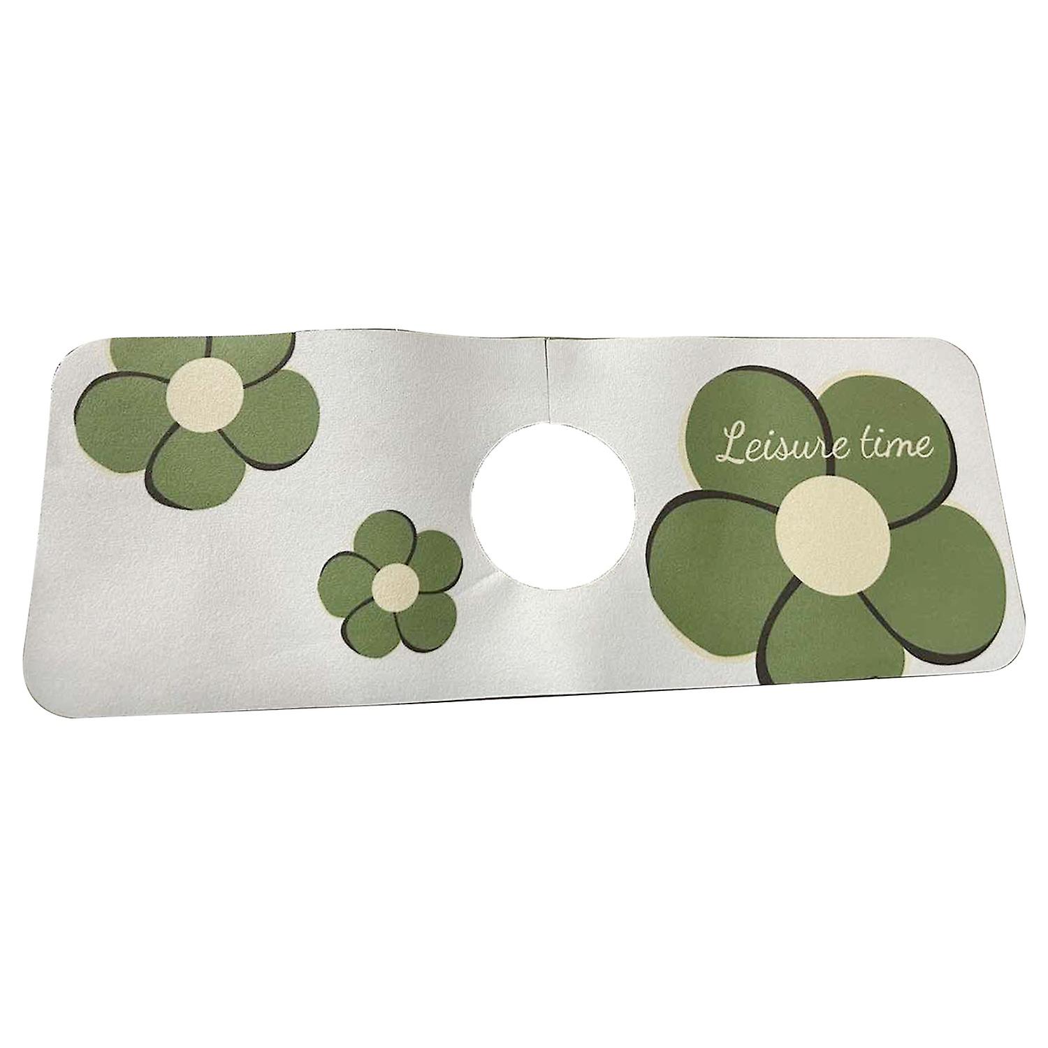 Faucet Splash Mat Wear Resistant Convenient Large Water Absorption Fast Drying Diatom Mud Sink