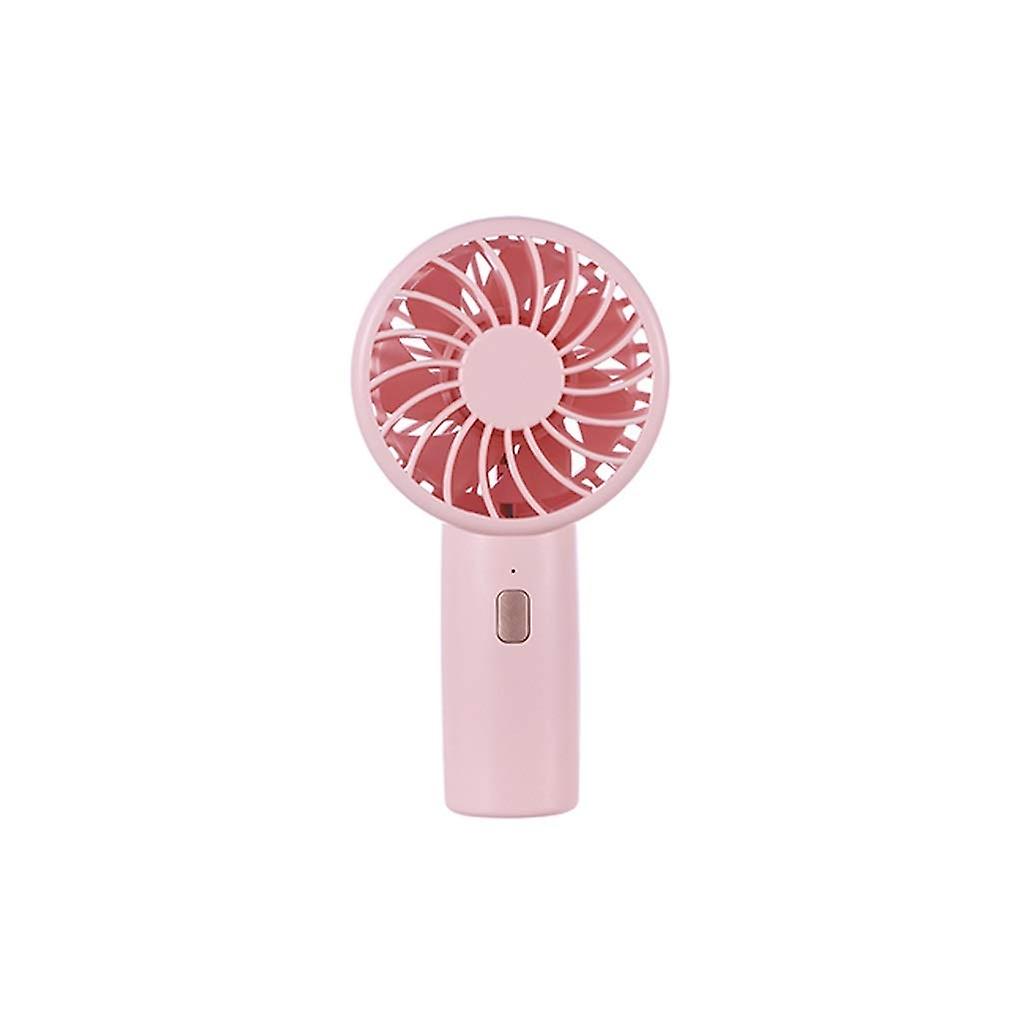 Portable Mute Rechargeable Handheld Fan (Pink)