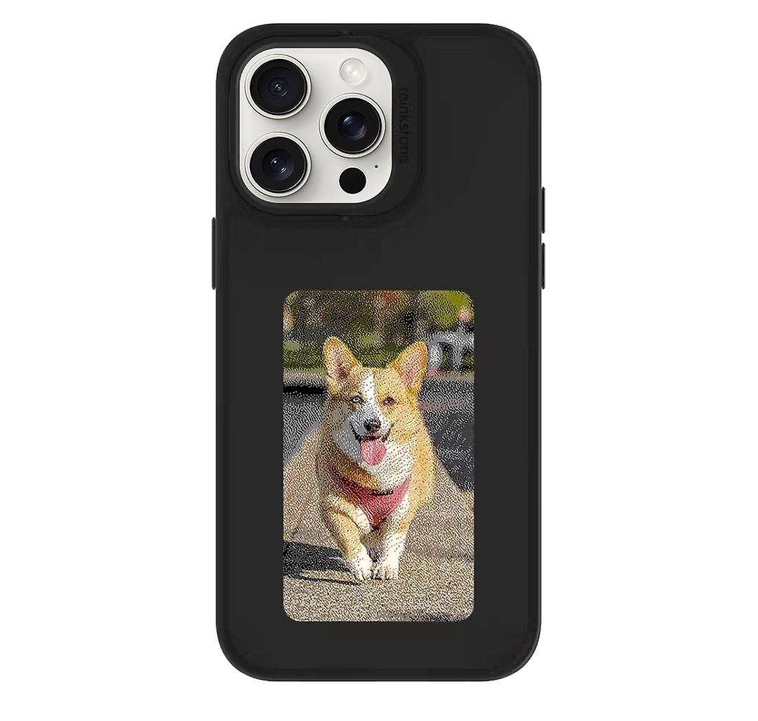 Écran couleur NFC E-ink étui de bricolage pour iPhone 15 Pro