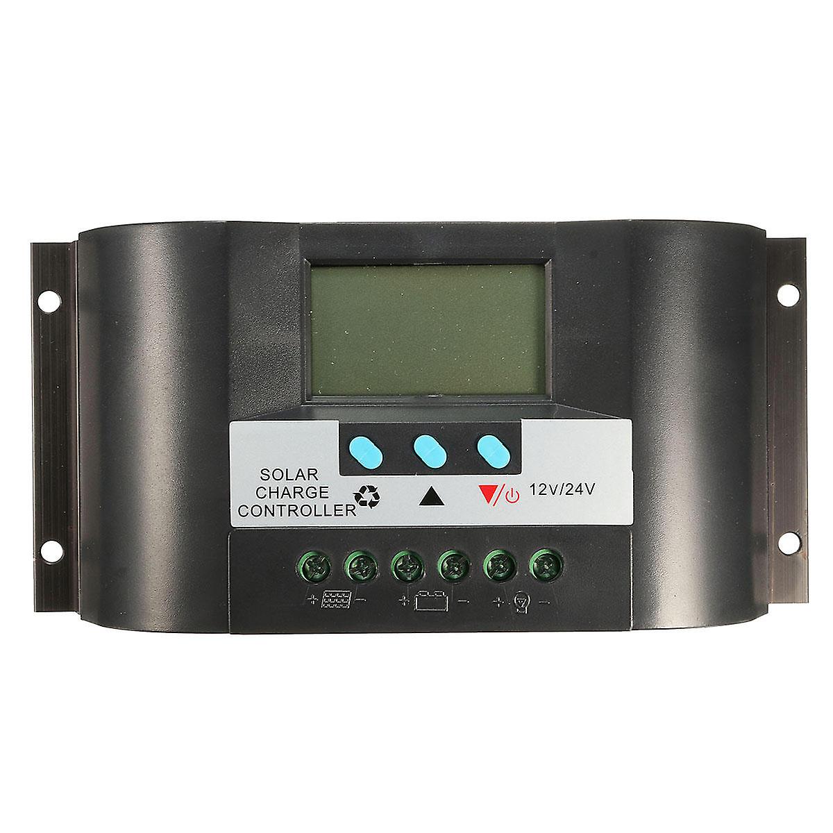 Lcd 30a 12v/24v Auto Switch Lcd Solar Panel Battery Regulator Charge Controller