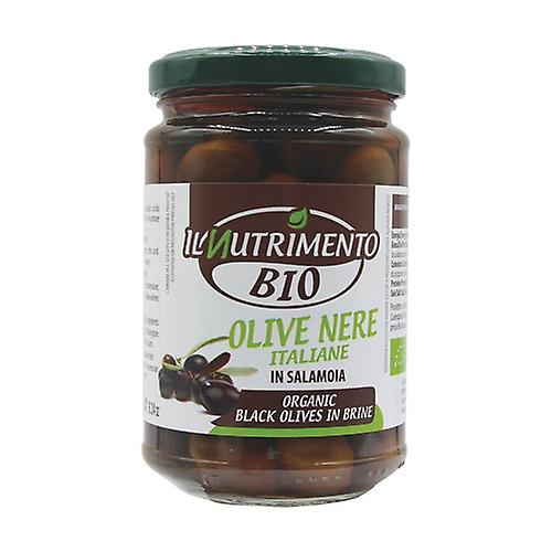 Italian pitted black olives in brine 280 g