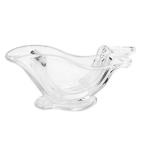 Manual Lemon Squeezer Transparent Fruit Juicer Portable Bird Shape Hand Juicer for Orange Lime Pomegranate Kitchen Cafe Restaurant Tools