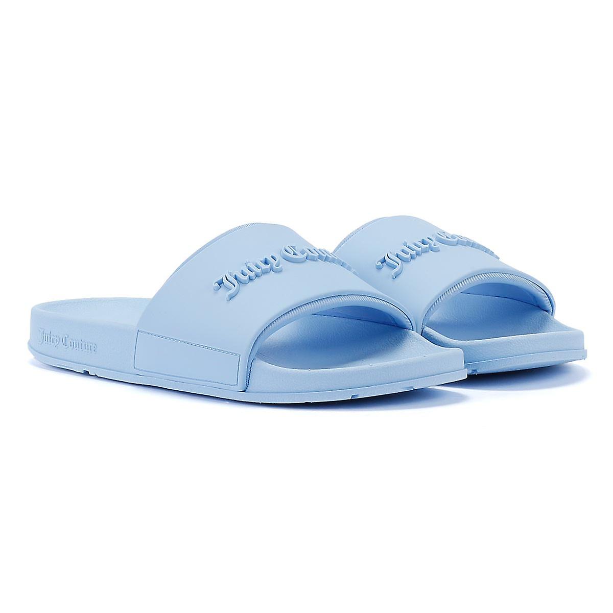 Juicy Couture Blue Women's Slides