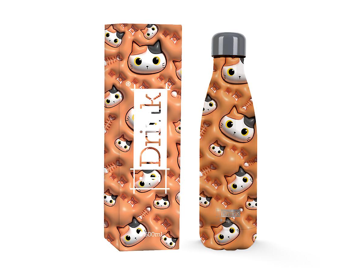 Total jongleeraus juon - eristetty pullo 500 ml Orange Cat 3D