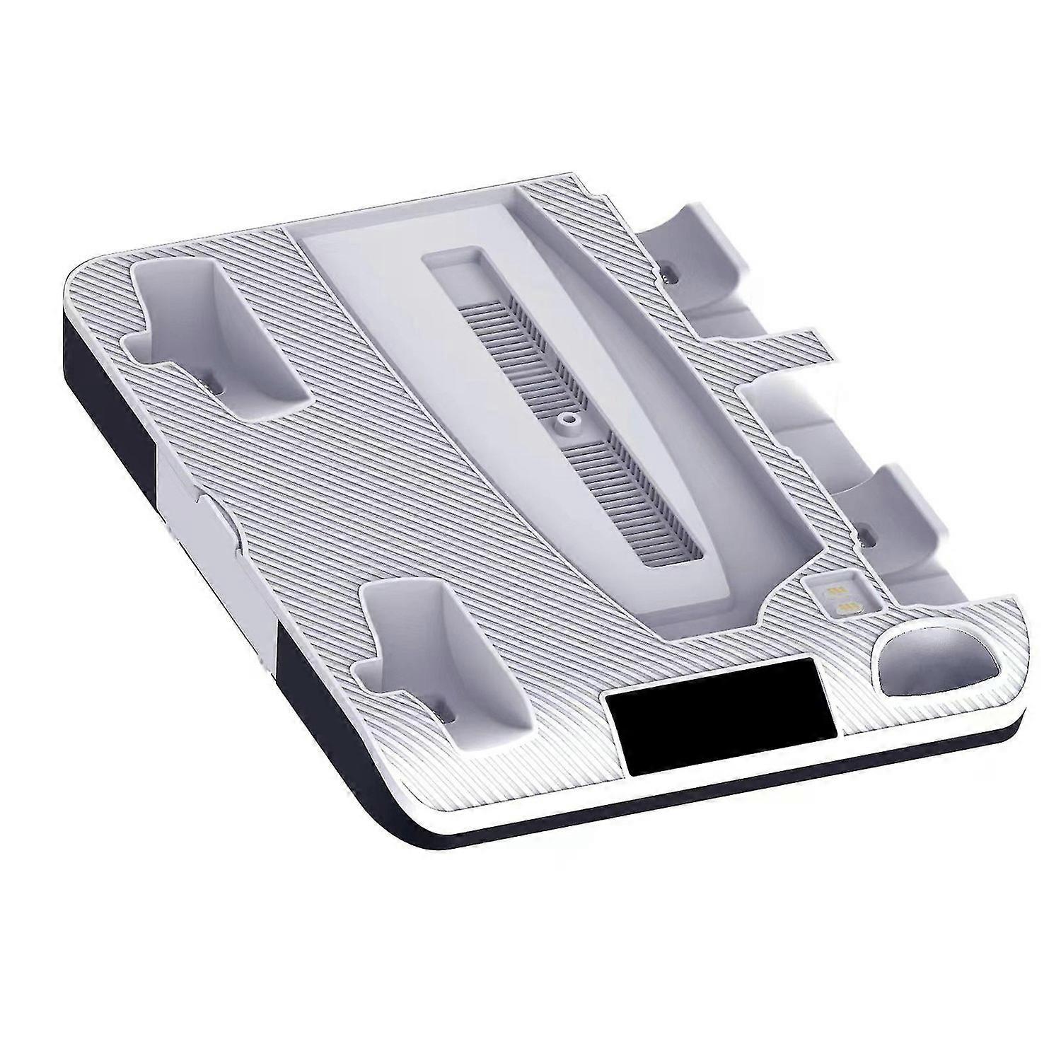Cooling Base Multifunctional with Disc Storage Rack Headsets Holder Gaming Console Versatile Cooling