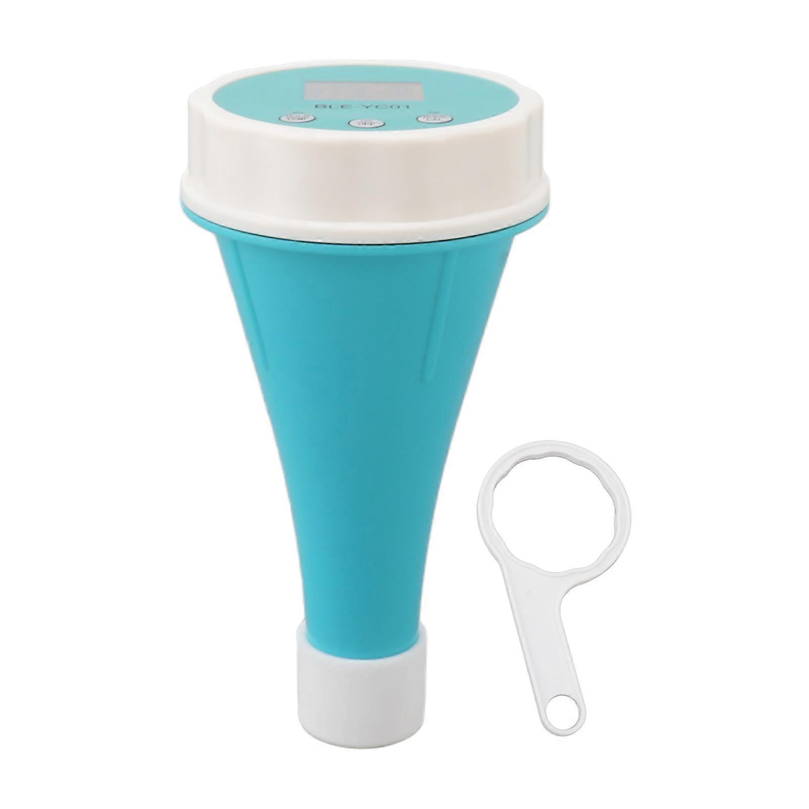 6 in 1 Bluetooth Water Quality Tester PH ORP EC TDS CL TEMP Digital Swimming Pool Residual Chlorine Monitor for Hydroponic Aquarium