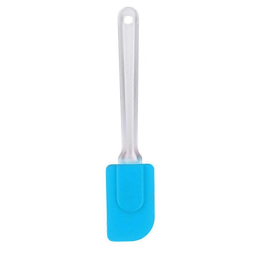 Long Handle Silicone Scraper for Butter Cake Cooking Tool Kitchenware(Blue)