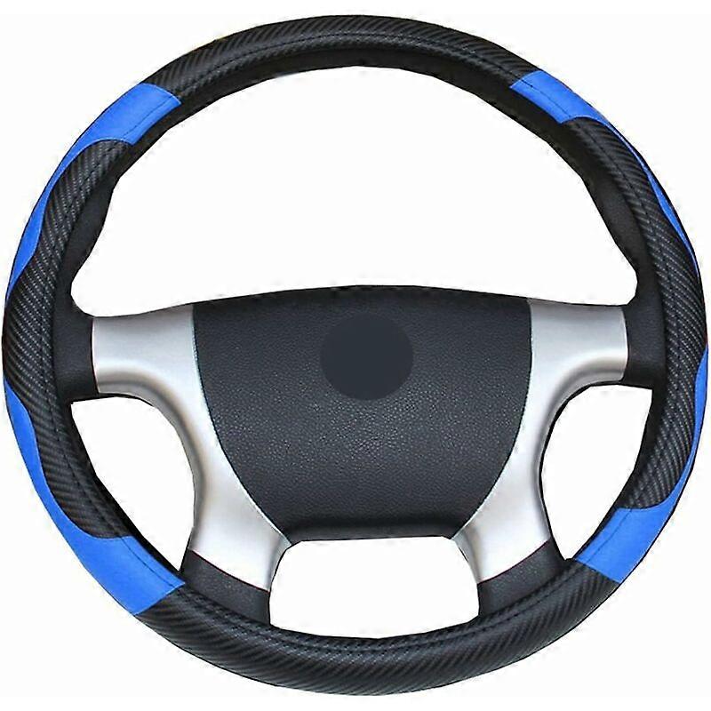 Steering wheel cover for 38CM, blue