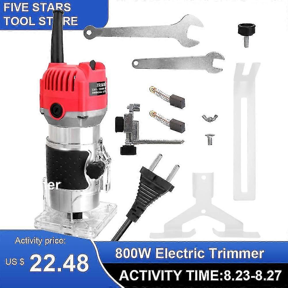 650w/800w النجارة الكهربائية جهاز التوجيه تشذيب الخشب الطحن القاطع النقش التشذيب آلة اليد نحت الخشب التوجيه