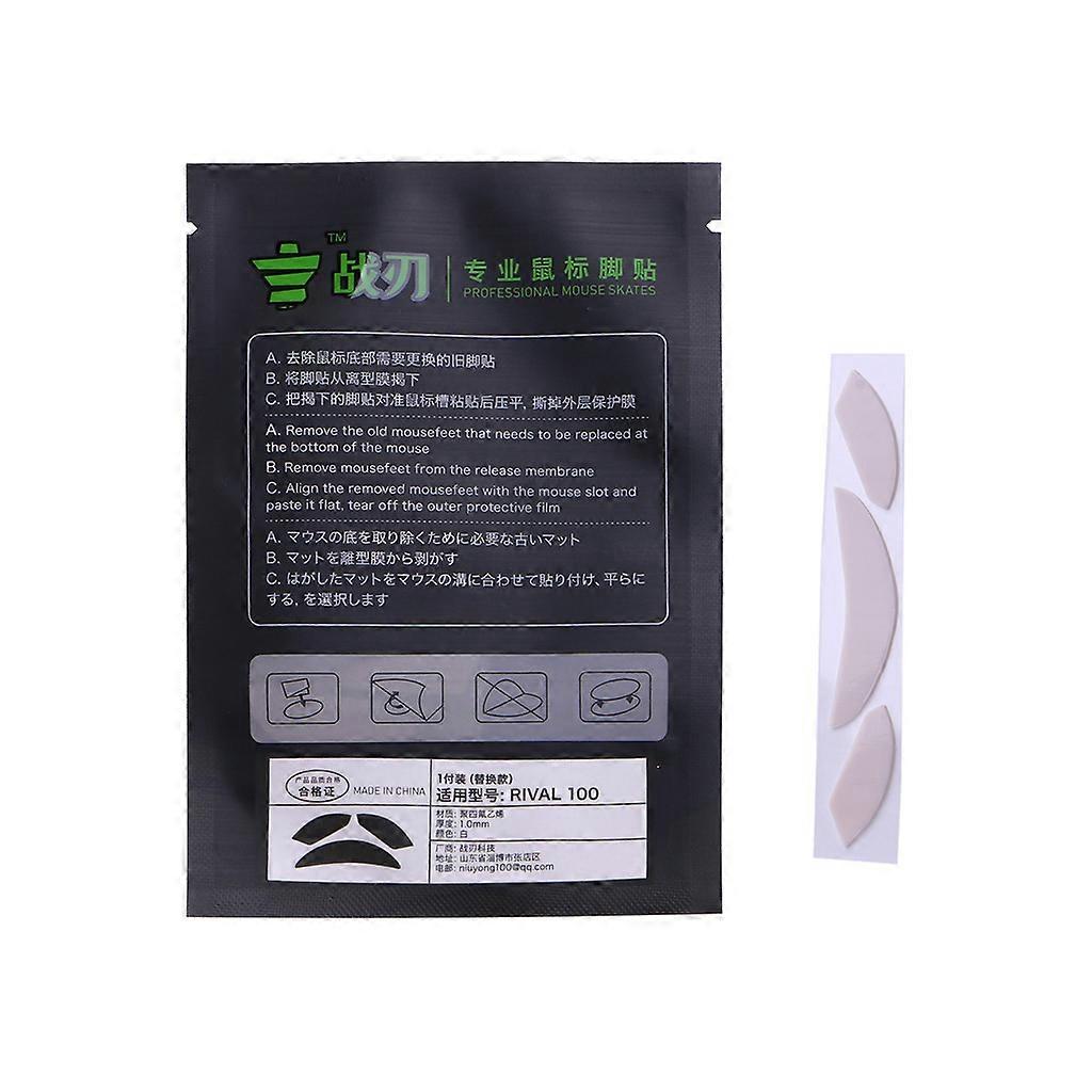 for RIVAL 100 100S Mouse Skates 1Set Replacement Mice Glide Feet