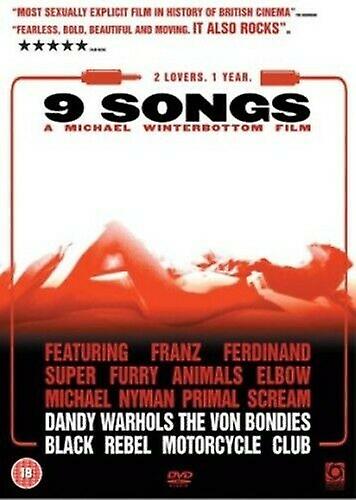 9 Songs DVD (2005) Kieran OBrien Winterbottom (DIR) cert 18 Quality guaranteed - Region 2