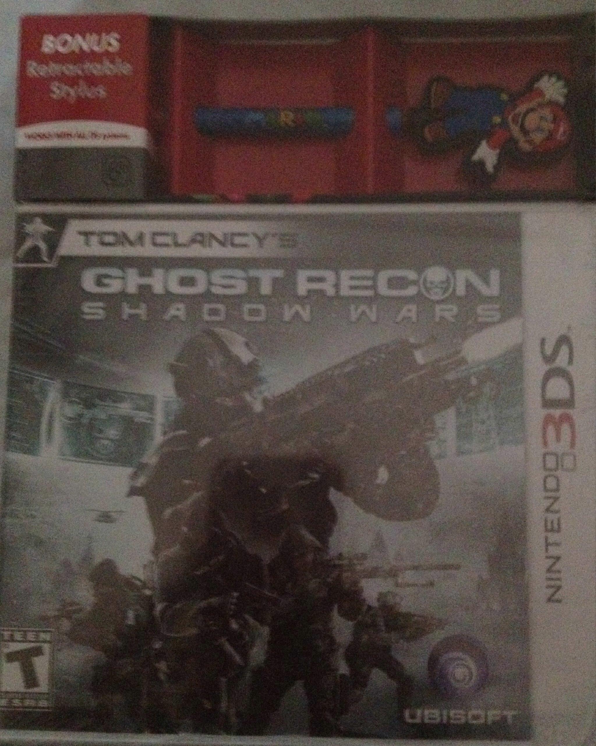 Tom Clancys Ghost Recon Shadow Wars with Mario Stylus Bundle -  - PAL - New & Sealed