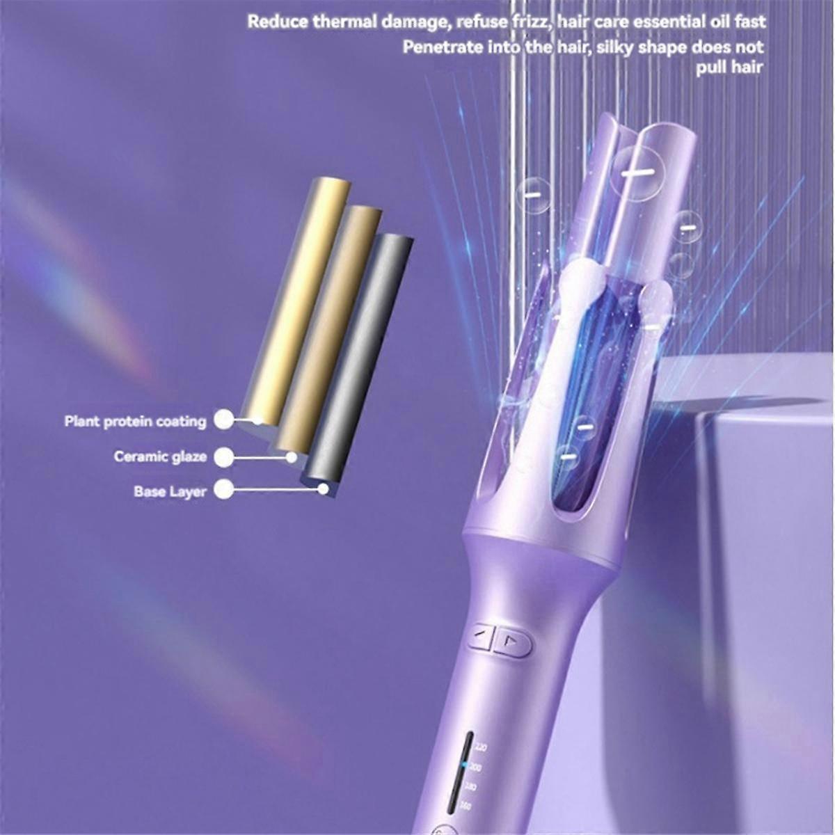 Anion Automatic Hair Curler Curling Iron 32mm with Temperature Control Styling Tools Hair Iron US P