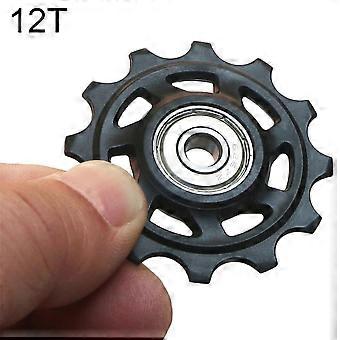 Rueda guía de cambio trasero de bicicleta de montaña con rodamiento metálico, rueda guía de velocidad de 13 dientes para bicicleta de carretera, rueda tensora de 13 dientes