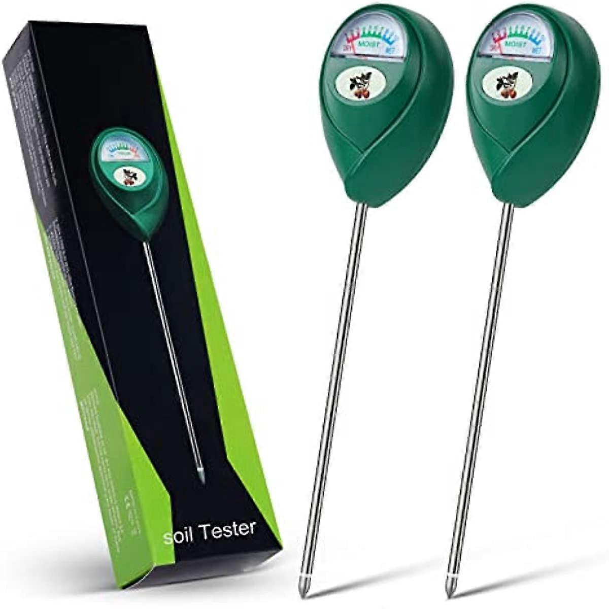 Soil Moisture Meter  2Pack Accurate Soil Tester Ground Moisture Tester  Garden Agriculture Moisture Tester  Compact & Lightweight  Suitable For Indoor