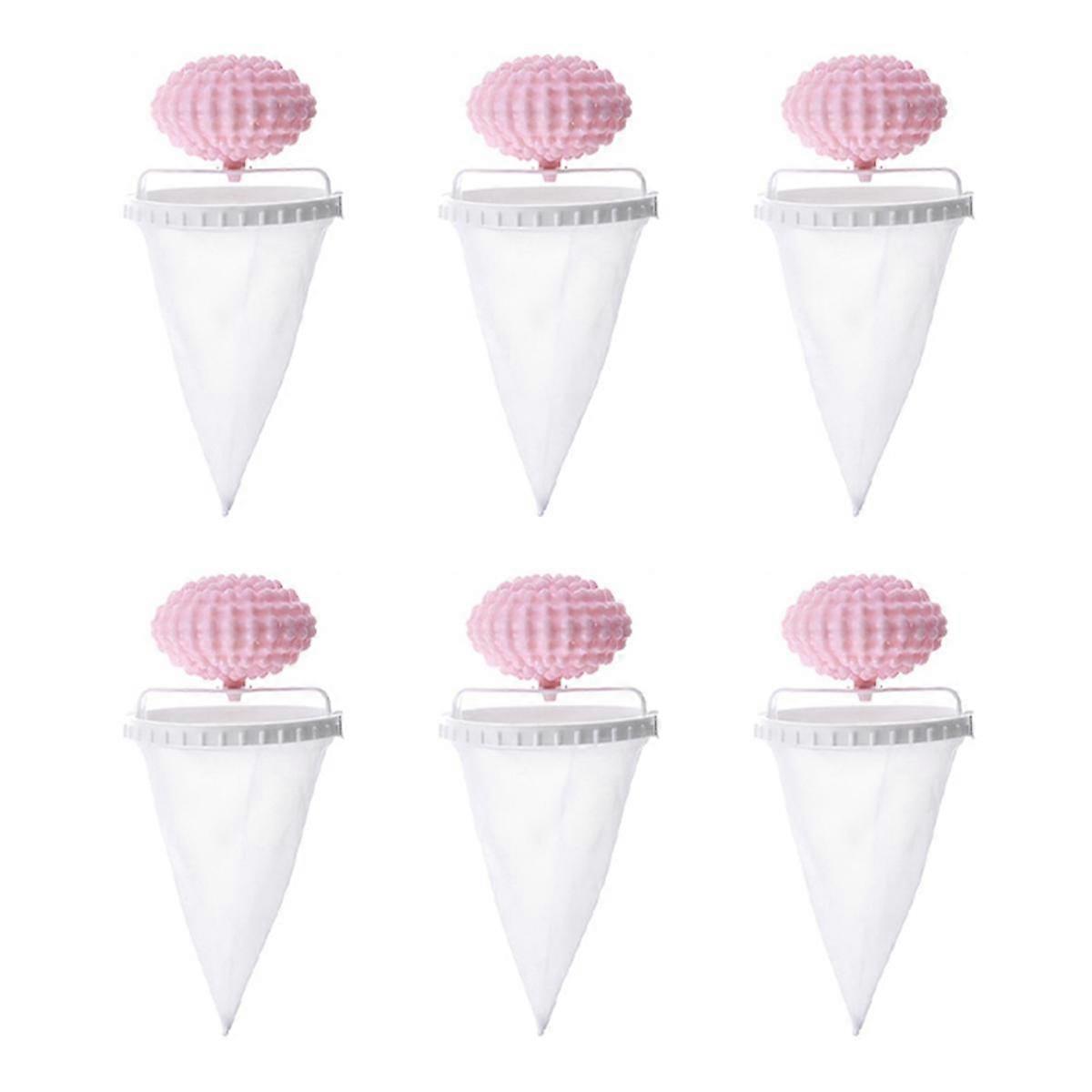 6 Pack Floating Hair Filtering Mesh Removal,Hair Remover for Laundry,Lint Catcher for Washing Machi