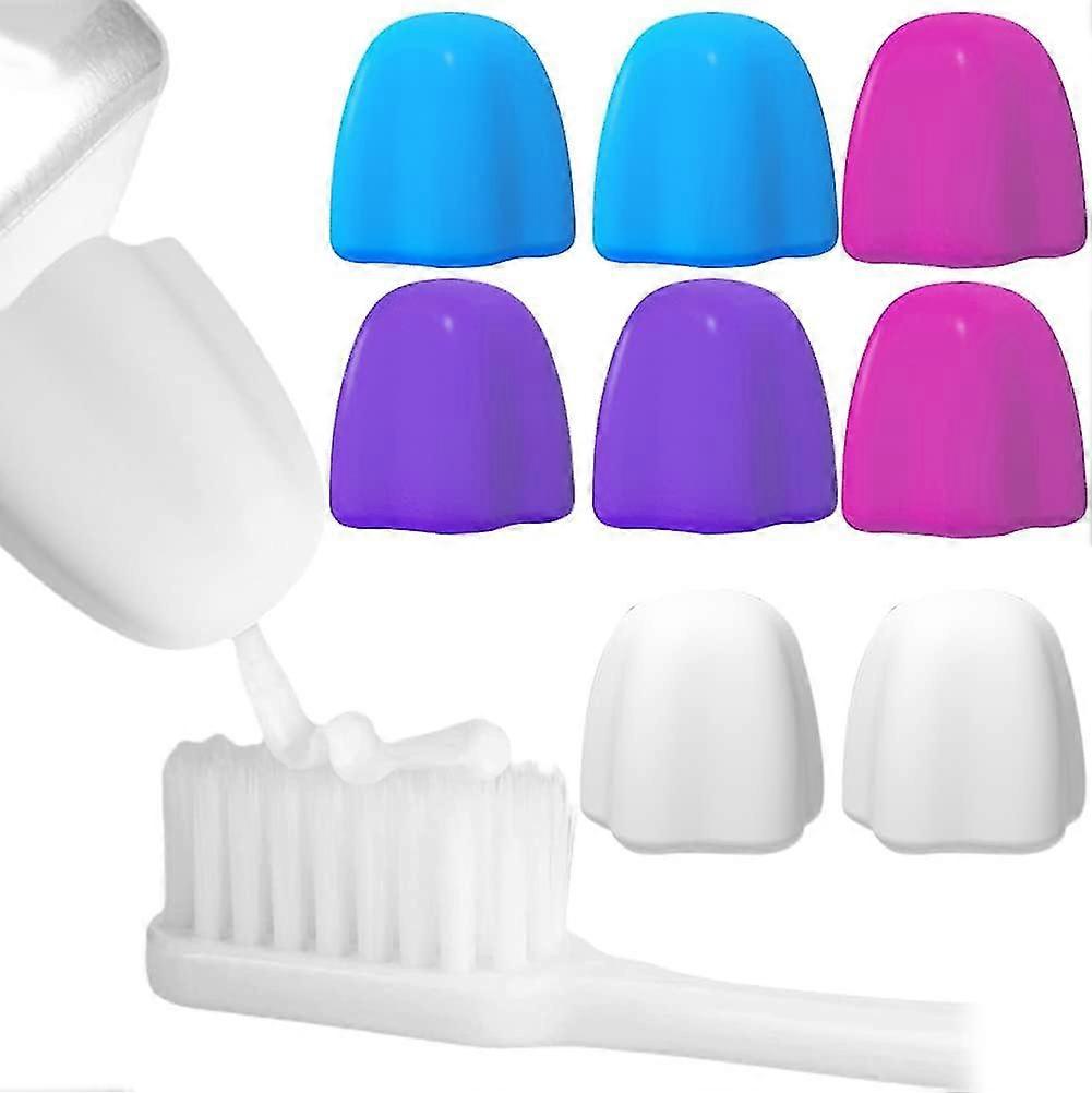 8pcs Toothpaste Cap Reusable Toothpaste Topper Toothpaste Caps Self Closing Toothpaste Caps Funny Toothpaste Cap Dispenser for Every Home