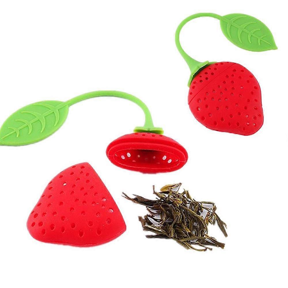 Kitchen Supplies Cute Tea Infuser Loose Tea Leaf Strainer Herbal Spice Silicone Filter Diffuser Teaware Tea Strainers Tea Infuse