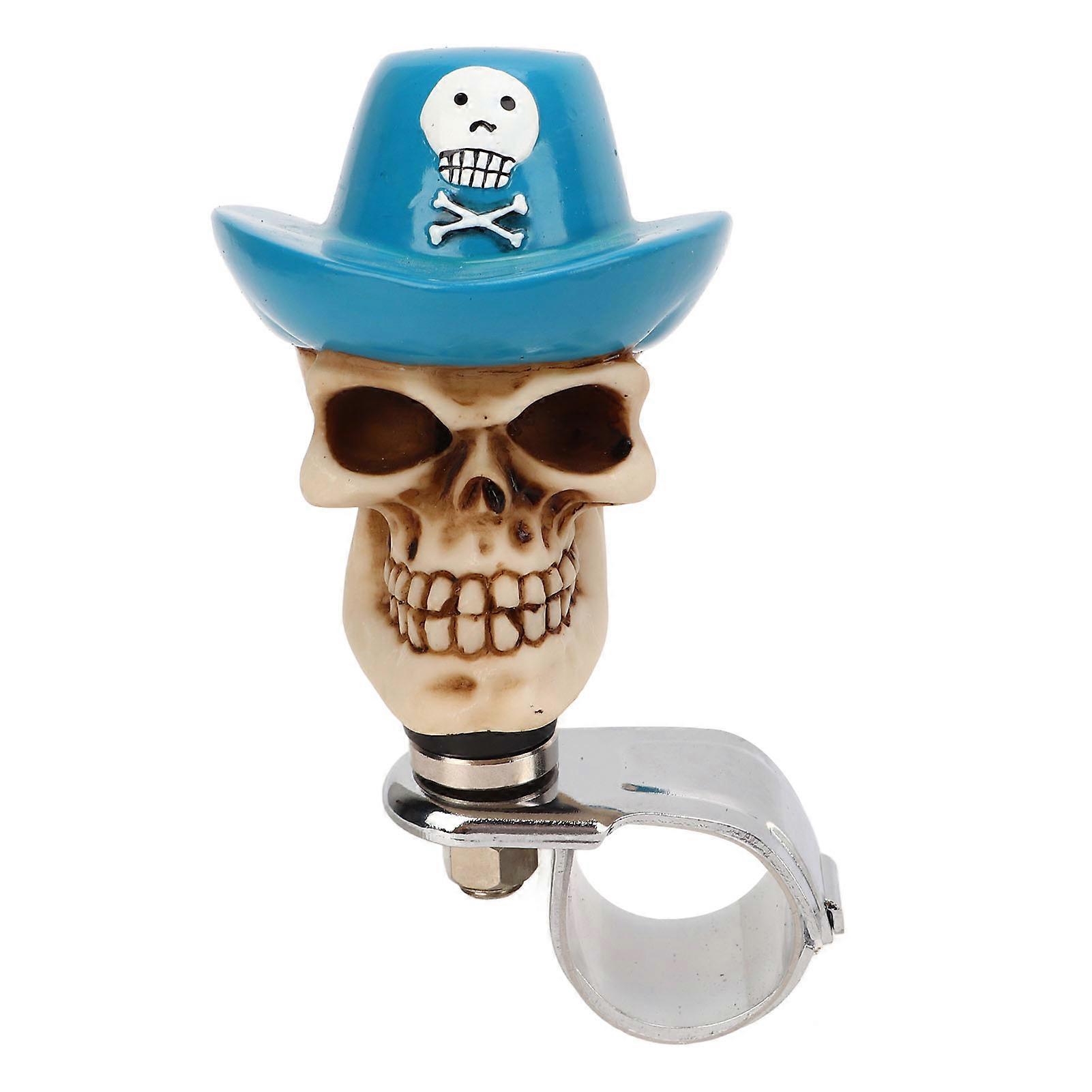 Lenkrad-Spinner in Totenkopfform, Power-Griff, Selbstmordknopf, universell für Autos, LKWs, Traktoren, Boote