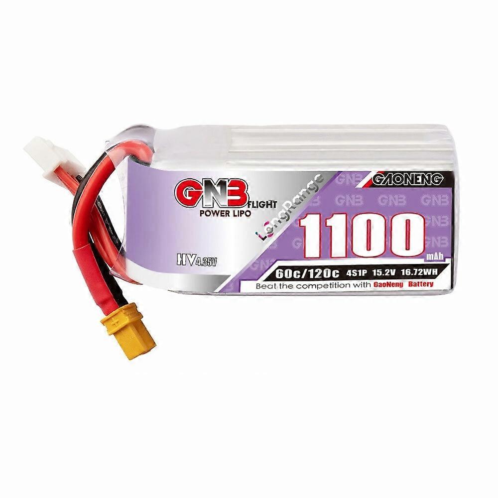 Gaoneng GNB 15.2V 1100mAh 60C 2S HV LiPo Battery XT30 Plug for RC Drone