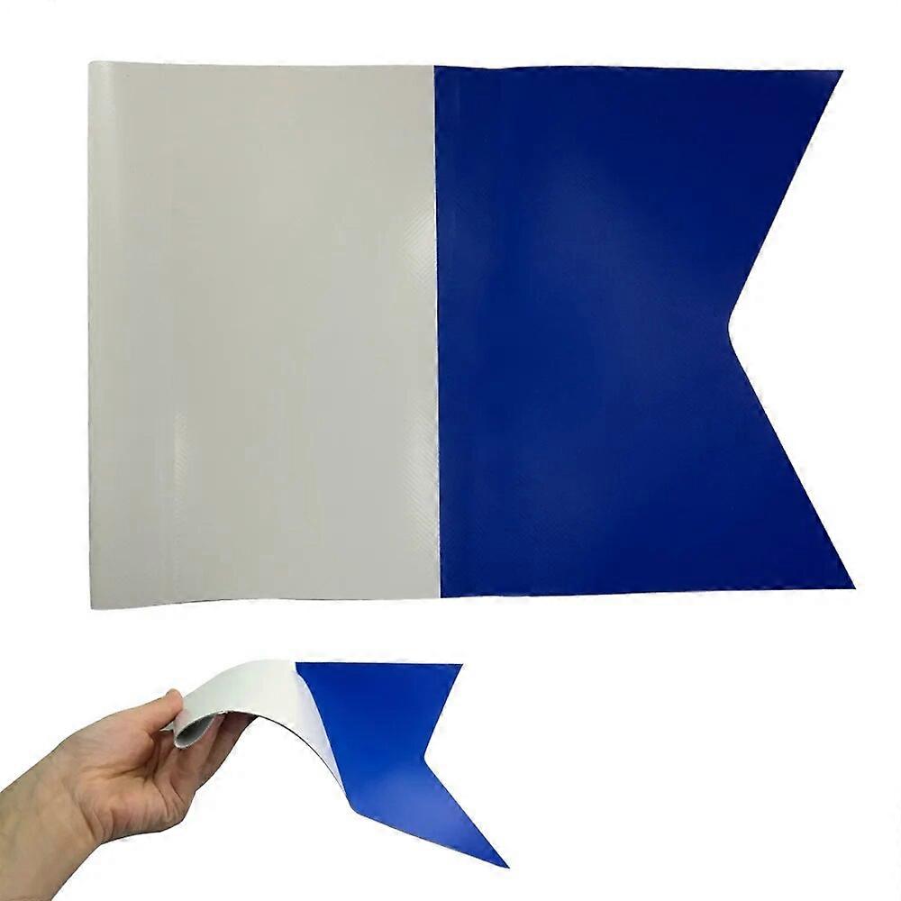Waterproof PVC Alpha Flag Scuba Diving Flag International Divier Down Flag Surface Marker Flag Diving Flag Accessory