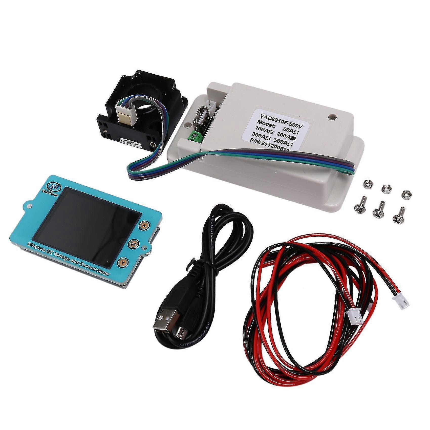 2.4inch Dc 500v Wireless Voltage Meter Voltmeter Ammeter(200a)