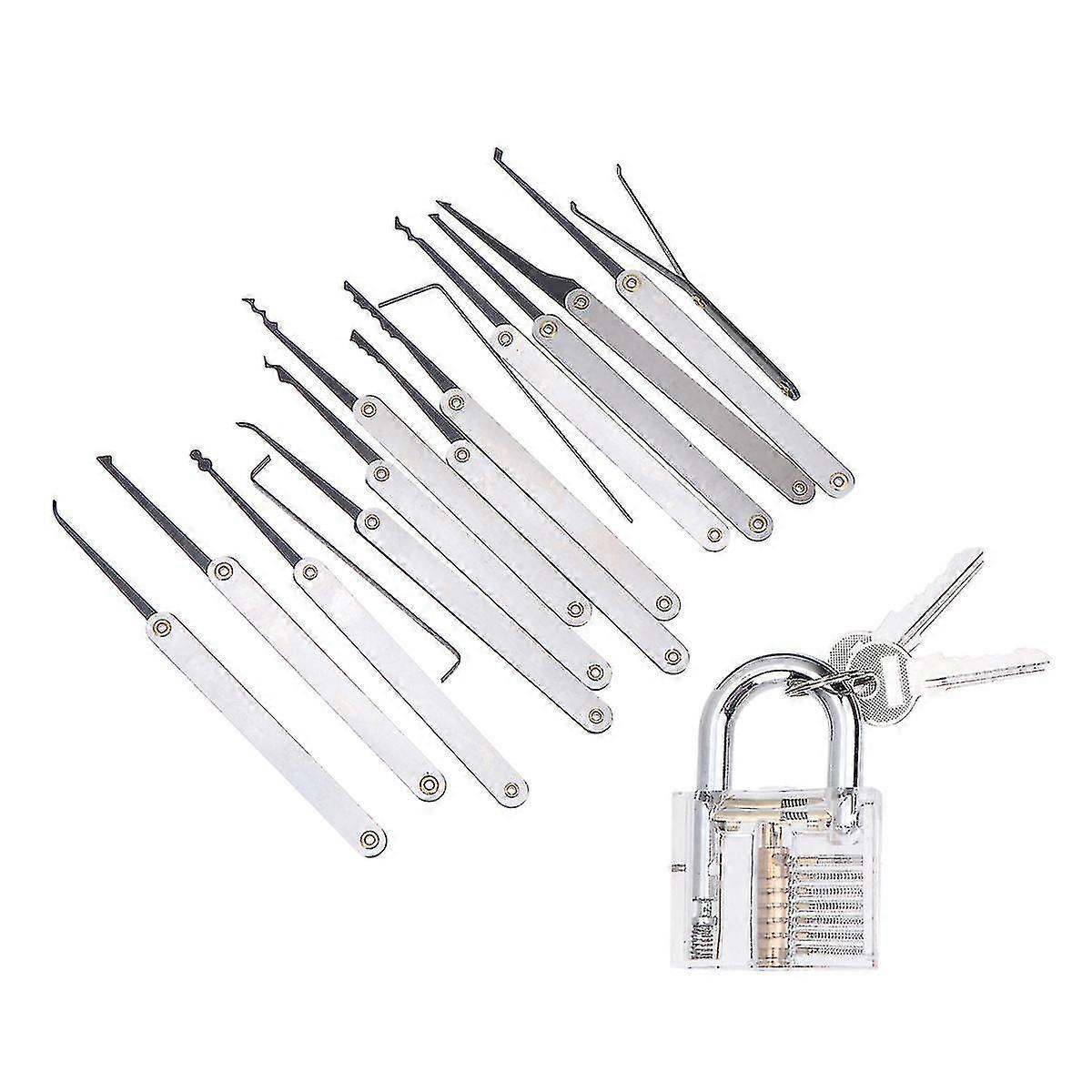 15 Lock Pick Tools Lock Picking Kit Lockpicking Set Locksmith Tools Professional Lock Pick Set