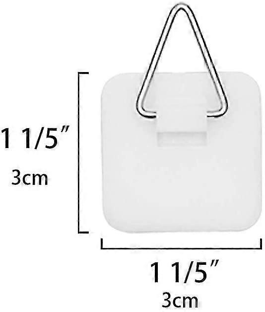 1.25 بوصة غير مرئية لاصقة لوحة شماعات مجموعة عمودي حامل لوحة الجدار (20 حزمة