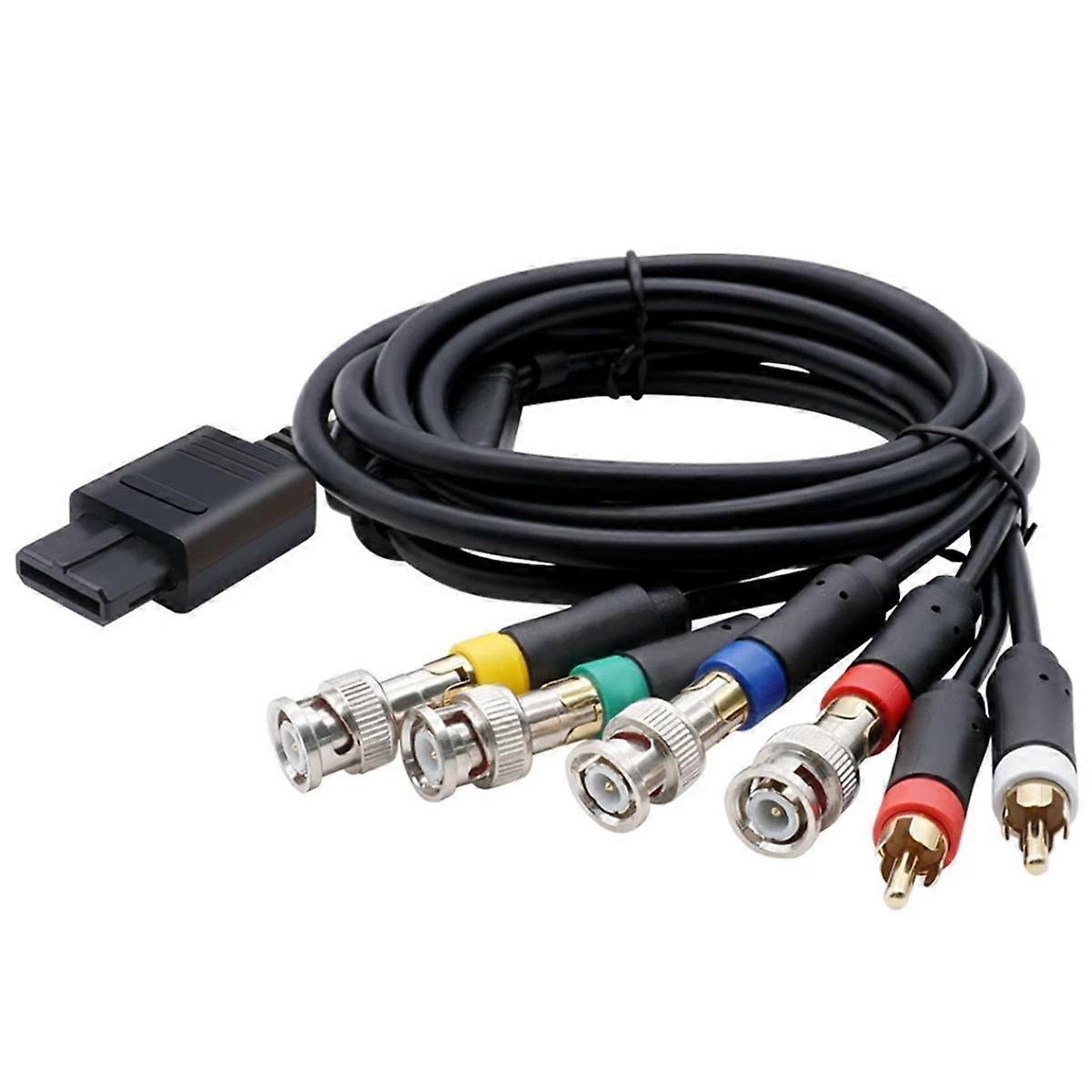 RGB/RGBS Cable for N64 SFC SNES Video Consoles Composite Cable with Strong Stability