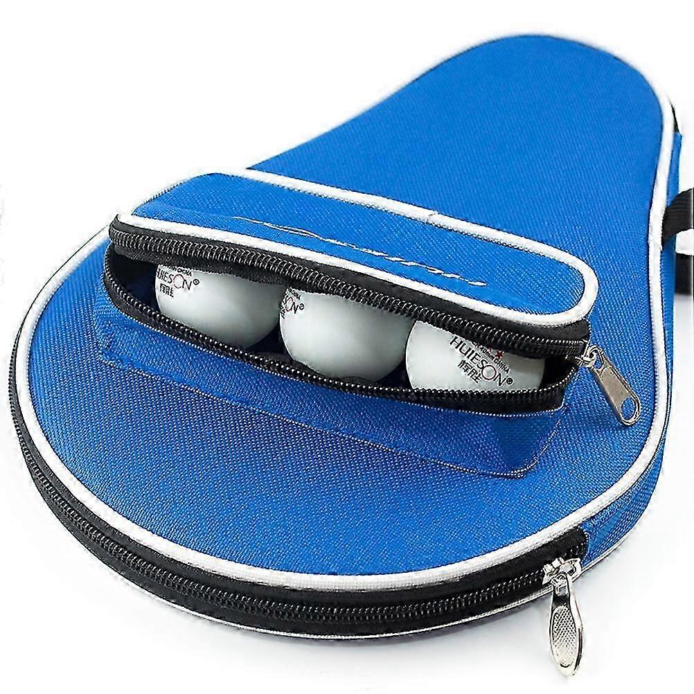 Racket Carry Bag With Ball Storage Pocket Table Tennis Racket Case Cover Waterproof Inner Liner Protection