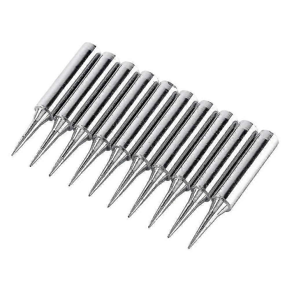 Soldering Tips, 10pcs 900m-ti Tip Soldering Iron Sharp Replacement Soldering Tips For Soldering Stat