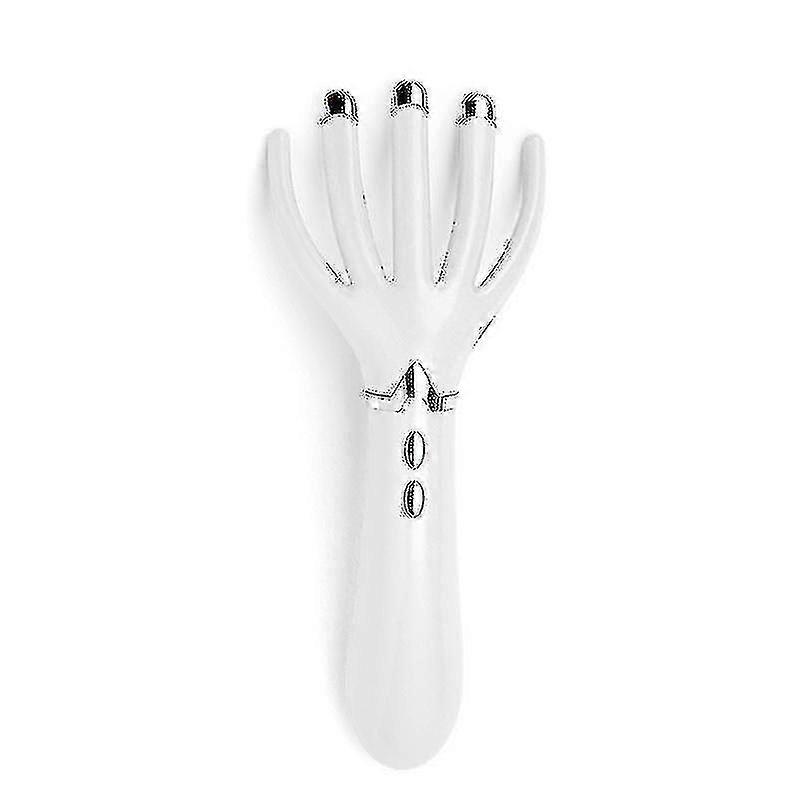 Head Electric Vibrating Massage Comb Mini Rechargable Heating Massager